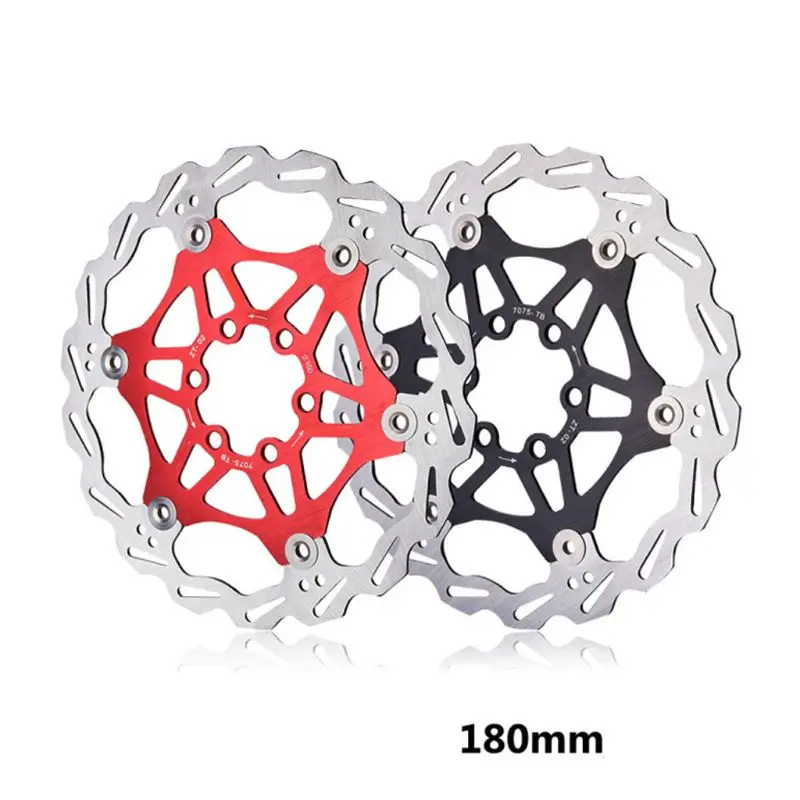 180mm Mountain Road Bike Floating Disc Bicycle Brake Pad Ultra Light Six Nail Plate
180mm Mountain Road Bike Floating Disc Bicycle Brake Pad Ultra Light Six Nail Plate