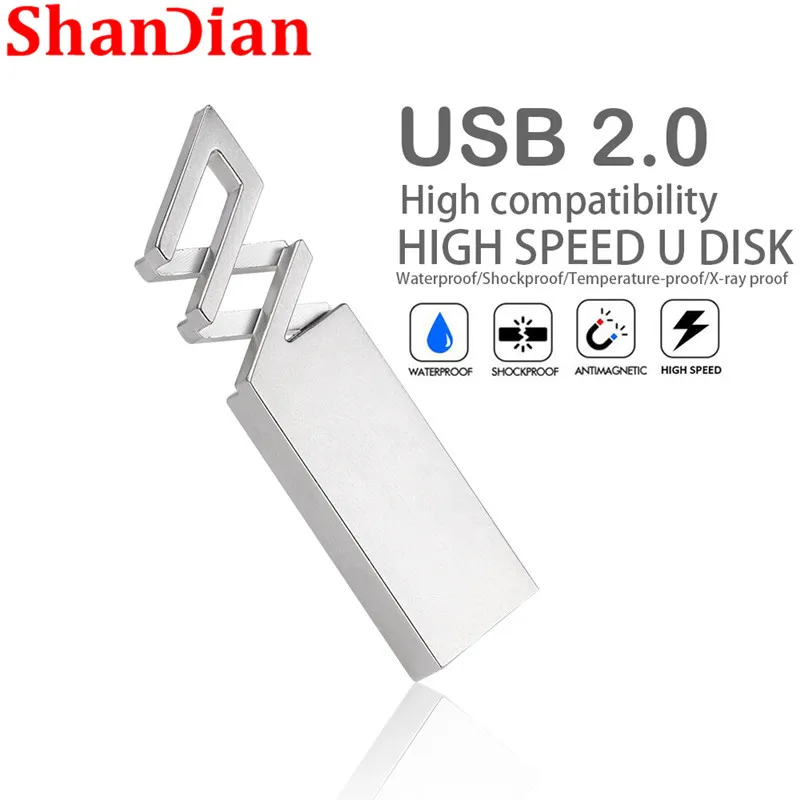 USB-флеш-накопитель SHANDIAN, металлический, серебристый, 4/8/16/32/64 ГБ, 2,0
USB-флеш-накопитель SHANDIAN, металлический, серебристый, 4/8/16/32/64 ГБ, 2,0