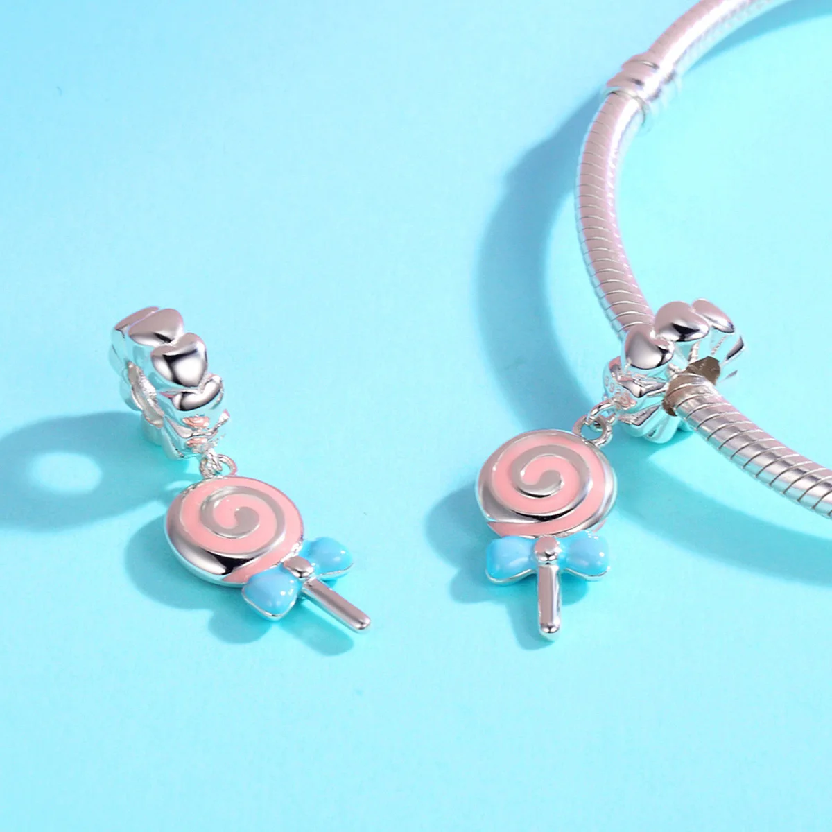 2019 Trendy New 925 Sterling Silver Sweet Lollipop candy Sweetie Pendant Charms fit Women Charm Bracelets Fine Jewelry
2019 Trendy New 925 Sterling Silver Sweet Lollipop candy Sweetie Pendant Charms fit Women Charm Bracelets Fine Jewelry