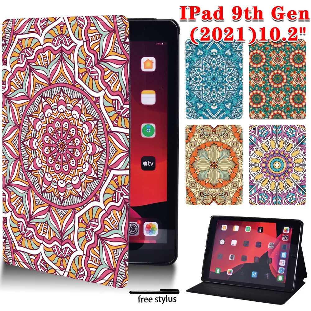 Чехол для IPad 10,2 дюйма, подставка из искусственной кожи для планшета, чехол-книжка для IPad 9 9-го поколения 2021, защитный чехол с узором мандалы
Чехол для IPad 10,2 дюйма, подставка из искусственной кожи для планшета, чехол-книжка для IPad 9 9-го поколения 2021, защитный чехол с узором мандалы