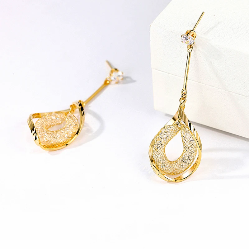 New Trendy Geometric Round Crystal Drop Earrings for Women Spiral Design Jewelry AAA Zircon S925 Needle Birthday Party Fine Gift
New Trendy Geometric Round Crystal Drop Earrings for Women Spiral Design Jewelry AAA Zircon S925 Needle Birthday Party Fine Gift