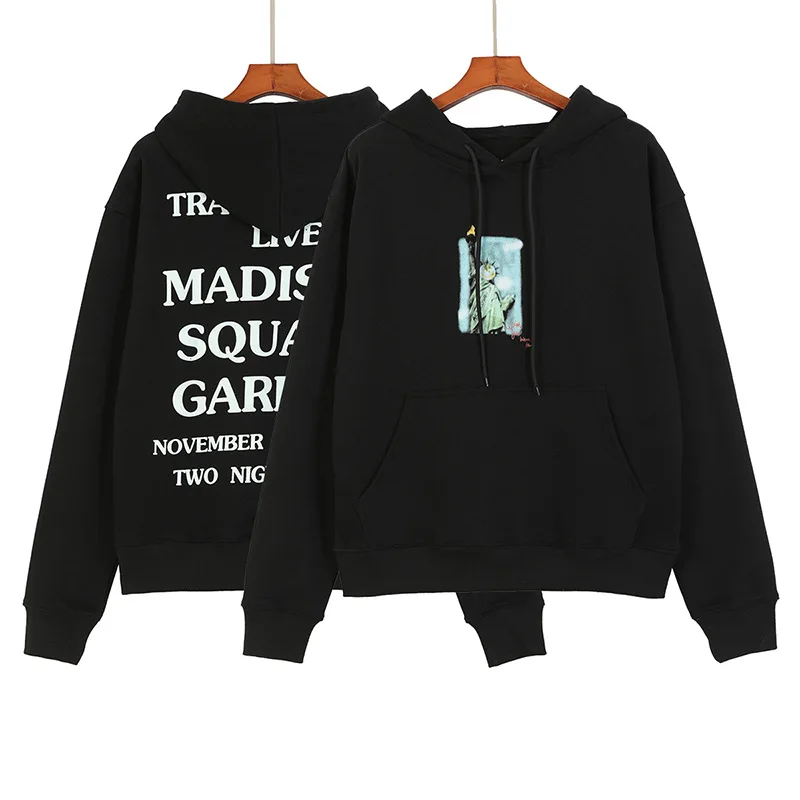 Beautiful tide Travis hip hop Hooded Sweater men and women smiling face statue of liberty letter printed Hooded Sweater men and
Beautiful tide Travis hip hop Hooded Sweater men and women smiling face statue of liberty letter printed Hooded Sweater men and