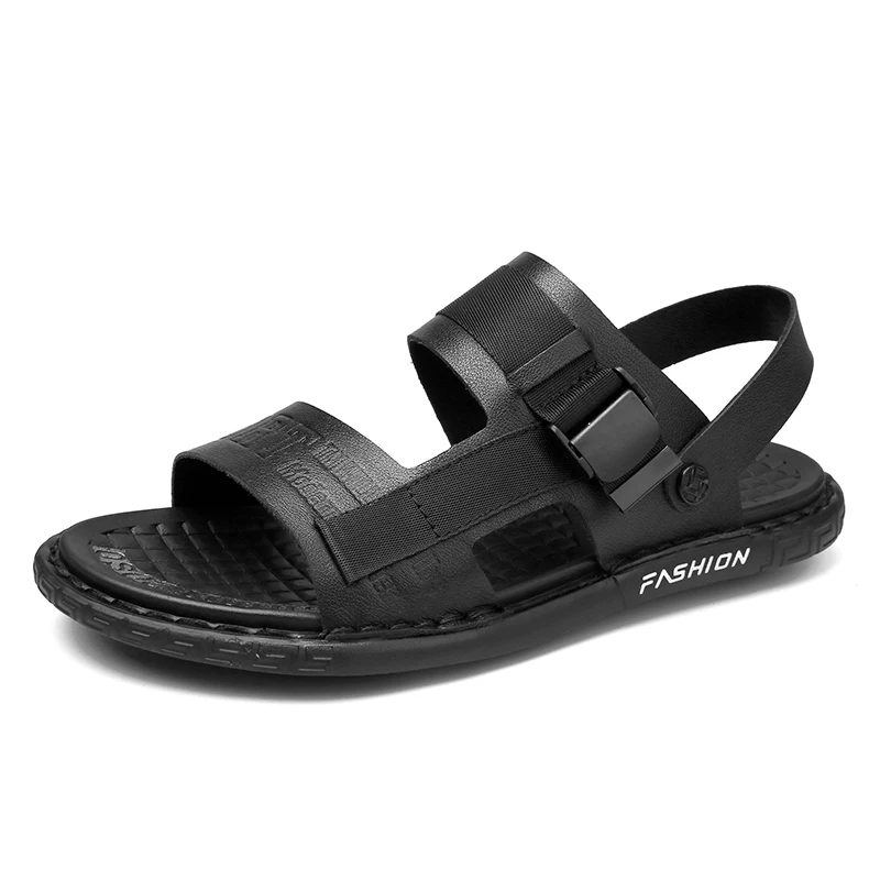 Summer Breathable Men's Slides Daily Elegant Fashion Concise Leather Man Sandals Outdoor Street Youth Trend Slippers Beach Shoes
Summer Breathable Men's Slides Daily Elegant Fashion Concise Leather Man Sandals Outdoor Street Youth Trend Slippers Beach Shoes