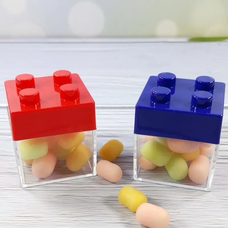 12pcs/lot Personality Creative Transparent Plastic Box New Building Block Storage Box Wedding Candy Box
12pcs/lot Personality Creative Transparent Plastic Box New Building Block Storage Box Wedding Candy Box