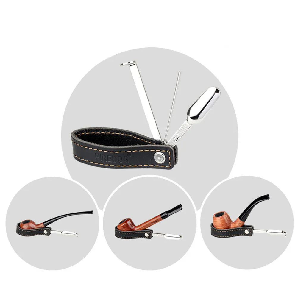 New Arrival Pipe Holder Genuine Leather Portable Stainless Steel Pipe Stand For Pipe Lovers In Stock Appealing
New Arrival Pipe Holder Genuine Leather Portable Stainless Steel Pipe Stand For Pipe Lovers In Stock Appealing
