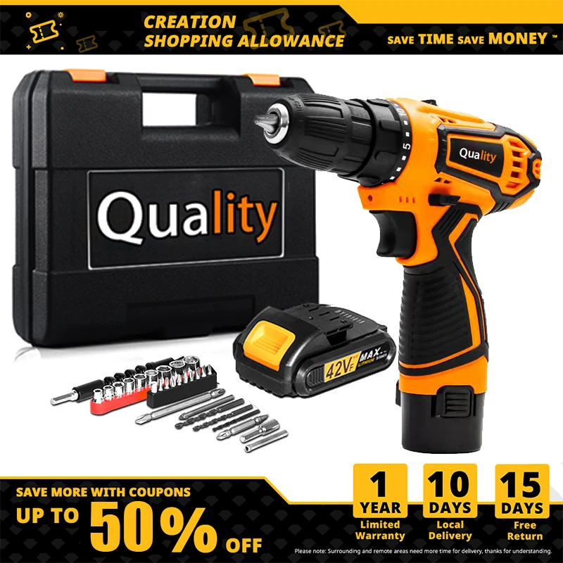 Electric Drill Cordless Screwdriver Lithium Battery Mini Drill Cordless Screwdriver Power Tools Cordless Drill
Electric Drill Cordless Screwdriver Lithium Battery Mini Drill Cordless Screwdriver Power Tools Cordless Drill