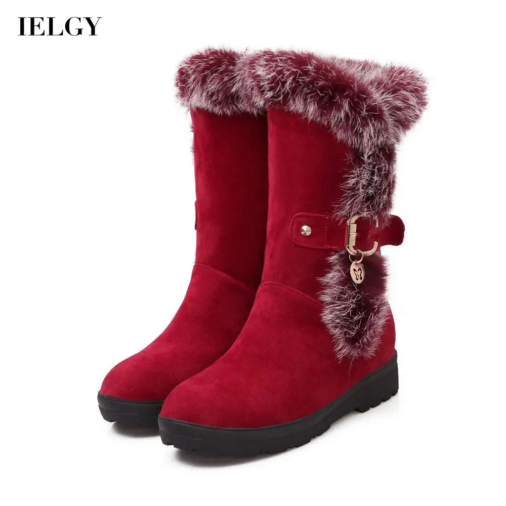 IELGY flat bottom round toe Women's short boots snow low tube thick solid color frosted set feet large size
IELGY flat bottom round toe Women's short boots snow low tube thick solid color frosted set feet large size