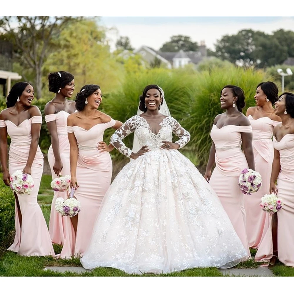 Платья для подружек невесты, женское платье, эластичное атласное платье с открытыми плечами, платье для выпусквечерние вечера, платье до бедра с разрезом 
Платья для подружек невесты, женское платье, эластичное атласное платье с открытыми плечами, платье для выпусквечерние вечера, платье до бедра с разрезом