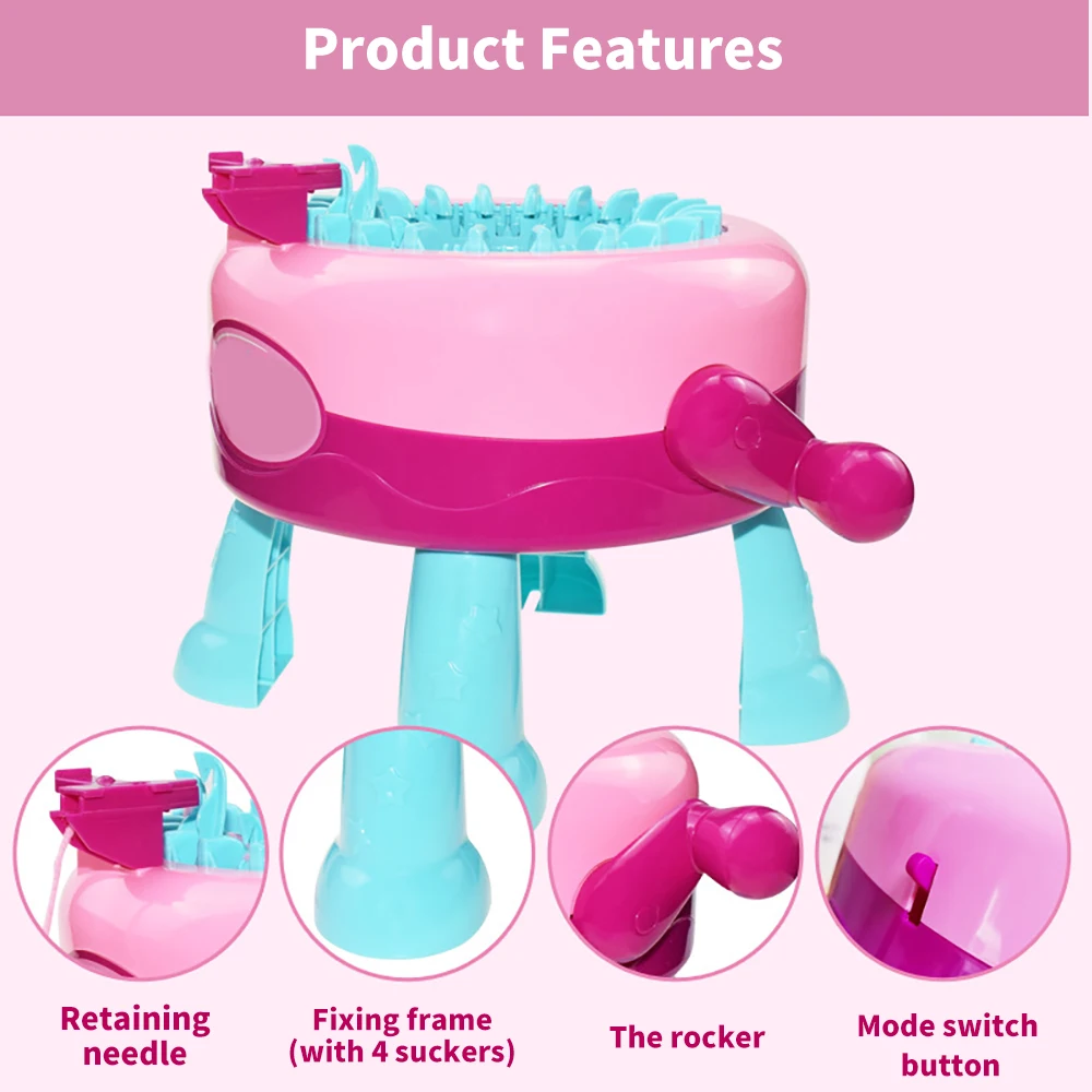 22 Needle DIY Hand Knitting Machine Weaving Loom For Scraf Hat Kids Learning Toy Small Size Knitting Machine Toy For Kids
22 Needle DIY Hand Knitting Machine Weaving Loom For Scraf Hat Kids Learning Toy Small Size Knitting Machine Toy For Kids