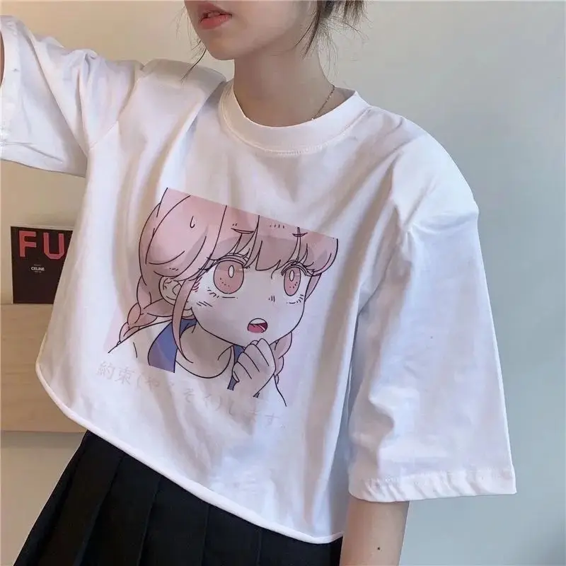 Short Sleeve Oversized T-shirt Women's Summer 2021 Korean Cute Student Round Neck Clothes Loose White Top Graphic Tees Women
Short Sleeve Oversized T-shirt Women's Summer 2021 Korean Cute Student Round Neck Clothes Loose White Top Graphic Tees Women