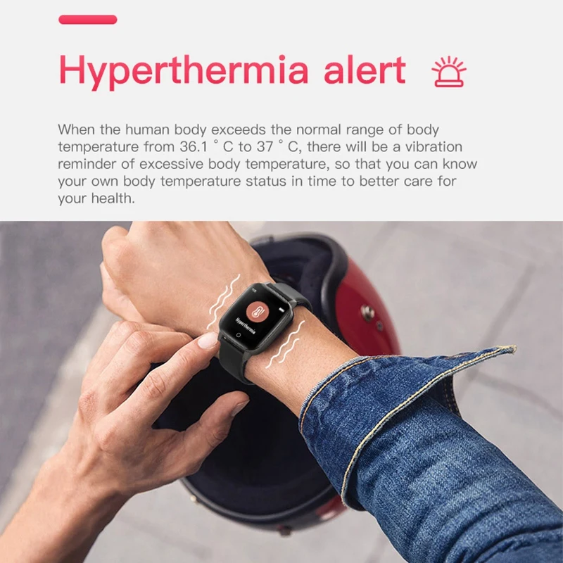 T1S Smart Watch Bracelet Step Counting Smart Reminder for Adult Sports Health Monitoring Body Temperature Smartwatch
T1S Smart Watch Bracelet Step Counting Smart Reminder for Adult Sports Health Monitoring Body Temperature Smartwatch