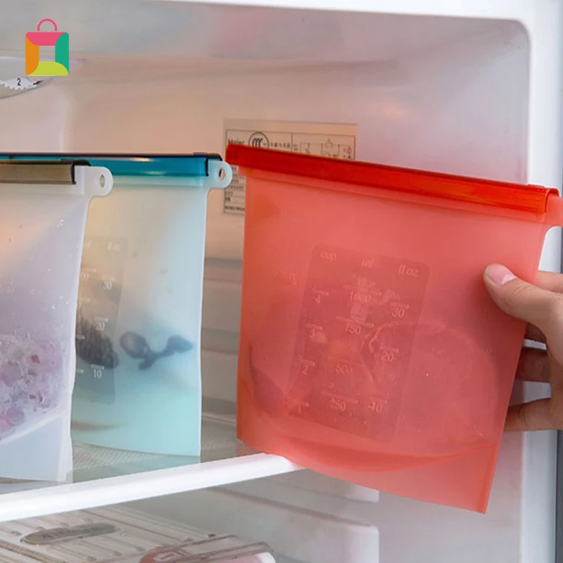 Reusable Silicone Vacuum Seal Food Keep Fresh Bag Fruit Meat Milk Storage Containers Refrigerator Bag Kitchen Organizer Gadgets
Reusable Silicone Vacuum Seal Food Keep Fresh Bag Fruit Meat Milk Storage Containers Refrigerator Bag Kitchen Organizer Gadgets