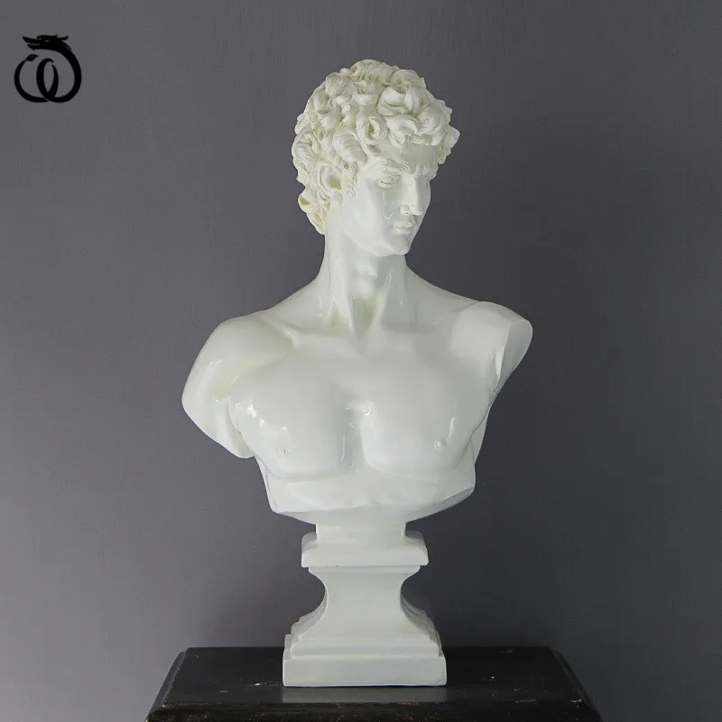 WU CHEN LONG Resin David Venus Apollo Bust Art Sculpture Creative Half-Length Figure Statue Living Room Home Decoration R6590
WU CHEN LONG Resin David Venus Apollo Bust Art Sculpture Creative Half-Length Figure Statue Living Room Home Decoration R6590