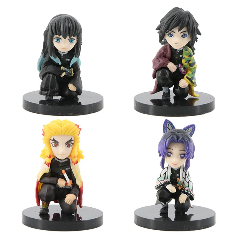 4pcs Demon Slayer Figures Kochou Shinobu Rengoku Kyoujurou Tokitou Muichirou Tomioka Giyuu Figure Kimetsu No Yaiba PVC Model Toy
4pcs Demon Slayer Figures Kochou Shinobu Rengoku Kyoujurou Tokitou Muichirou Tomioka Giyuu Figure Kimetsu No Yaiba PVC Model Toy