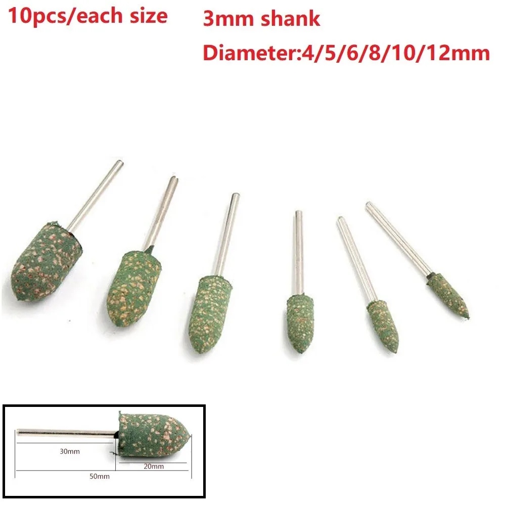 10pcs 4-12mm Conical Rubber Polishing Point Bit 1/8inch Shank Rotary Tools Grinding Head For Dre-mel Rotary Tool Polishing Burr
10pcs 4-12mm Conical Rubber Polishing Point Bit 1/8inch Shank Rotary Tools Grinding Head For Dre-mel Rotary Tool Polishing Burr