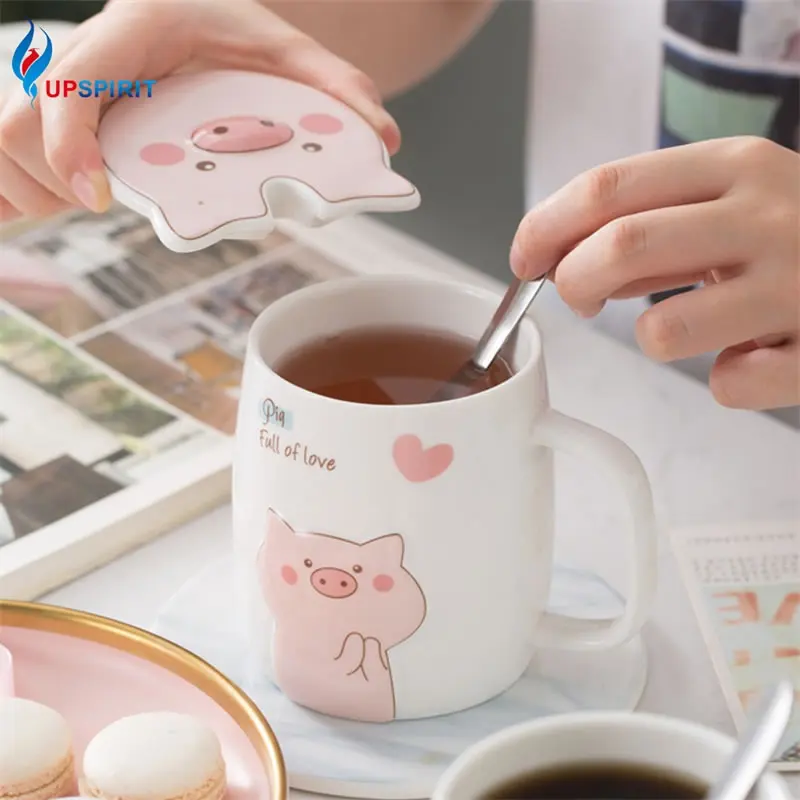 Upspirit 500mL Ceramics Cute Pig Mug with Lid Spoon Coffee Milk Tea Cup Water Drinking Glasses Tumbler Creative Gift Drinkware
Upspirit 500mL Ceramics Cute Pig Mug with Lid Spoon Coffee Milk Tea Cup Water Drinking Glasses Tumbler Creative Gift Drinkware