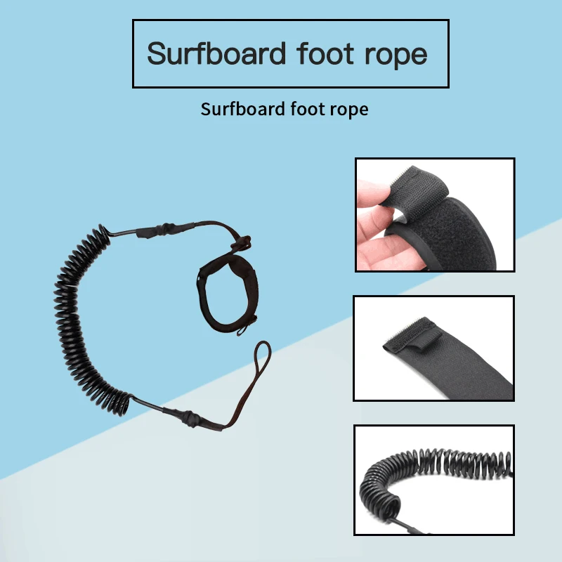 Surfboard Foot Rope New 10.6 Foot Surfboard Paddle Sup Belt Surfboard Ankle Safety Ankle Coil Rope Spiral Surfboard Ankle Strap
Surfboard Foot Rope New 10.6 Foot Surfboard Paddle Sup Belt Surfboard Ankle Safety Ankle Coil Rope Spiral Surfboard Ankle Strap