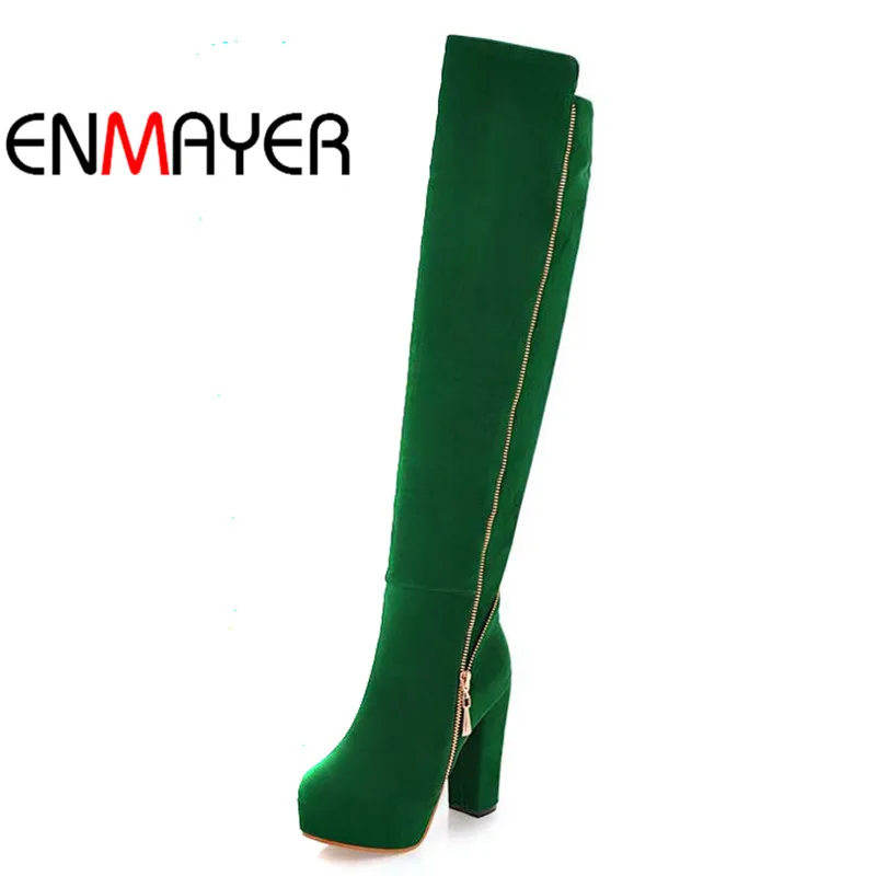 ENMAYER Hot Women's Over Knee High Boots Fashion Chains Warm Flock Shoes High Heels Platform Boots Big Size34-43 Snow Boots
ENMAYER Hot Women's Over Knee High Boots Fashion Chains Warm Flock Shoes High Heels Platform Boots Big Size34-43 Snow Boots