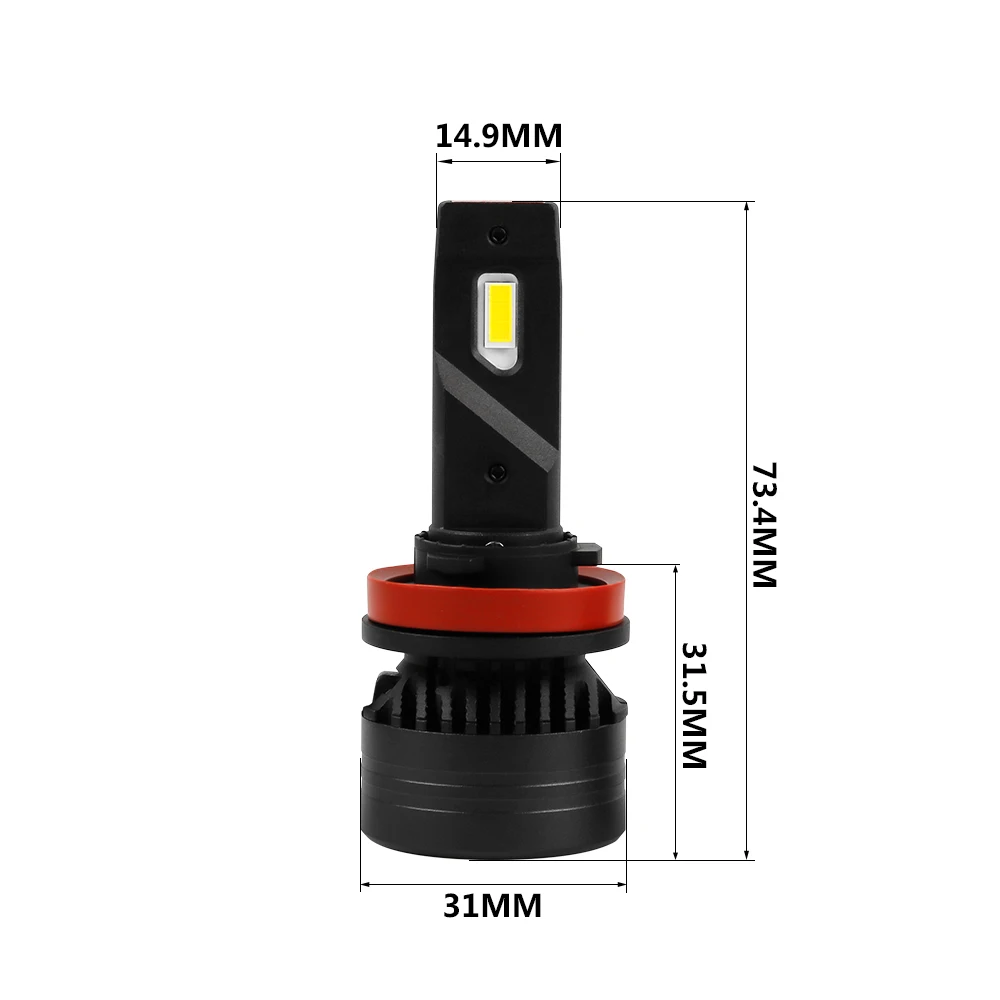 12V F3 20000lm H4 светодиодный фар H7 H8 H9 H11 Автомобильные фары 90 Вт яркий белый H1 H3 880 881 H16