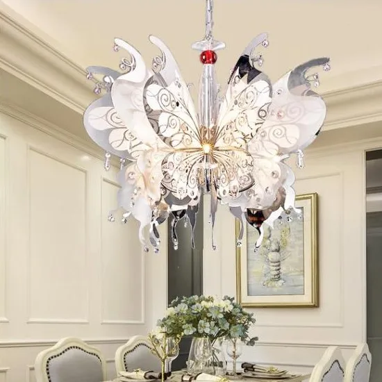 European crystal lamp American Nordic postmodern art creative living room lamps bedroom butterfly guest dining room chandelier
European crystal lamp American Nordic postmodern art creative living room lamps bedroom butterfly guest dining room chandelier