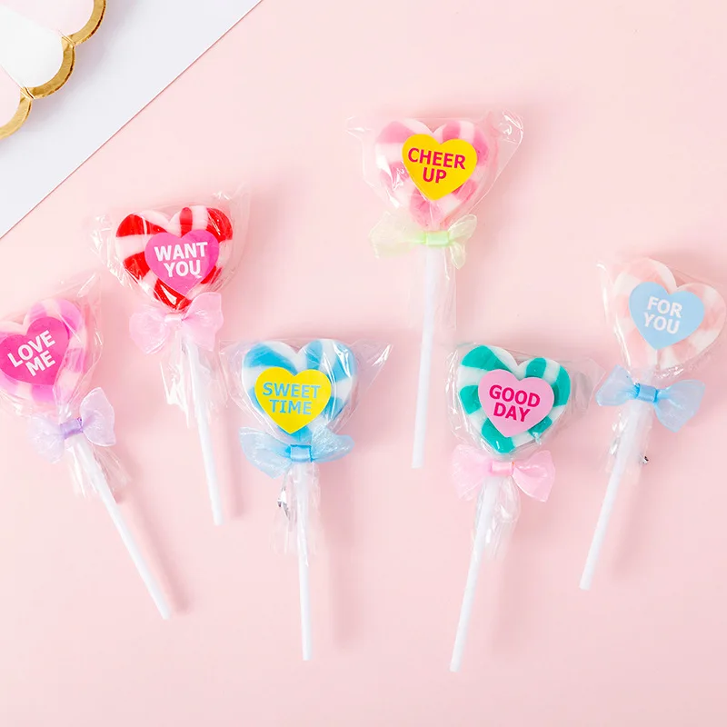 1 Pcs Cute Crystal Heart Lollipop Eraser Pencil Rubber Students Stationery Prizes for Kids Learning Office Correction Supplies
1 Pcs Cute Crystal Heart Lollipop Eraser Pencil Rubber Students Stationery Prizes for Kids Learning Office Correction Supplies