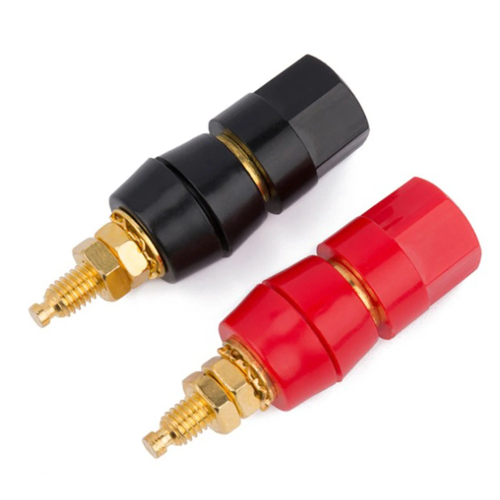 1 Pair 4mm Banana Plug Amplifier Terminal Binding Post Speaker Jack Red Black Connector
1 Pair 4mm Banana Plug Amplifier Terminal Binding Post Speaker Jack Red Black Connector