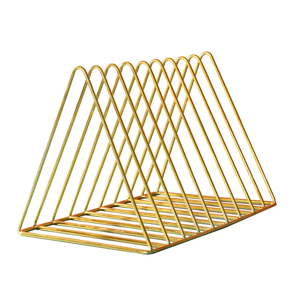 9 Slot Desktop Storage Book Rack Magazine Holder Desktop File Sorter Organizer Triangle Bookshelf Iron 26*18*18cm
9 Slot Desktop Storage Book Rack Magazine Holder Desktop File Sorter Organizer Triangle Bookshelf Iron 26*18*18cm