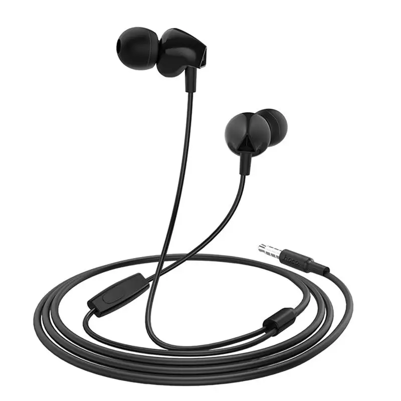HOCO M60 Wired Earphone With Built-in Microphone In-Ear Wire Control 3.5mm Jack Earbuds with Hand-free Call Function for Phone
HOCO M60 Wired Earphone With Built-in Microphone In-Ear Wire Control 3.5mm Jack Earbuds with Hand-free Call Function for Phone