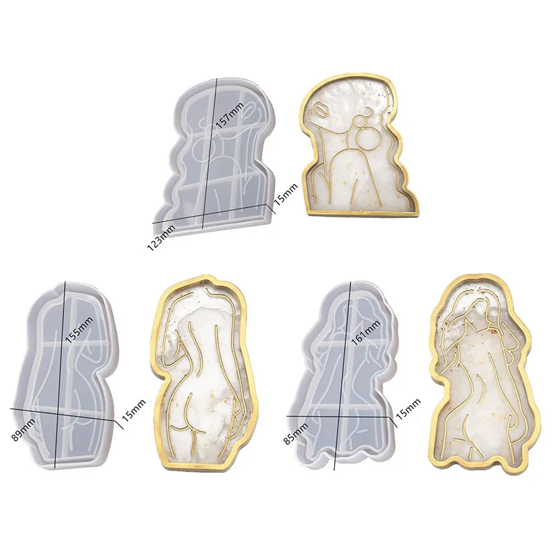 Tray DIY Epoxy Crystal Resin Silicone Mold Girl Model Body Abstract Plate Plate Mirror Tray Silicone Mold
Tray DIY Epoxy Crystal Resin Silicone Mold Girl Model Body Abstract Plate Plate Mirror Tray Silicone Mold