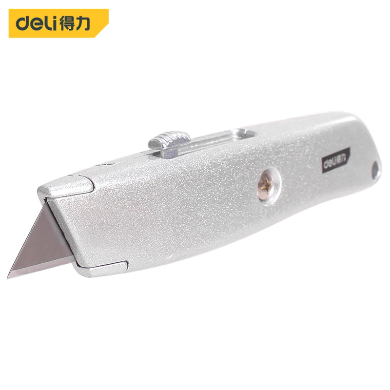 DL4260 Utility Knife SK5 Blade Aluminum Alloy Retractable Multifunctional Paper Self-locking Cutter With 3 Slices
DL4260 Utility Knife SK5 Blade Aluminum Alloy Retractable Multifunctional Paper Self-locking Cutter With 3 Slices