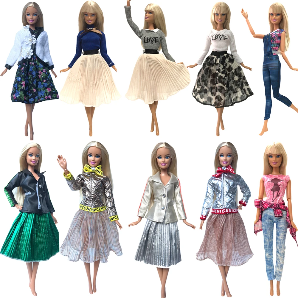 NK 2021 Newest Doll Dress Fashion Casual Wear Handmade Girl Clothes For Barbie Doll Accessories DIY Toys Baby Doll G1 JJ
NK 2021 Newest Doll Dress Fashion Casual Wear Handmade Girl Clothes For Barbie Doll Accessories DIY Toys Baby Doll G1 JJ