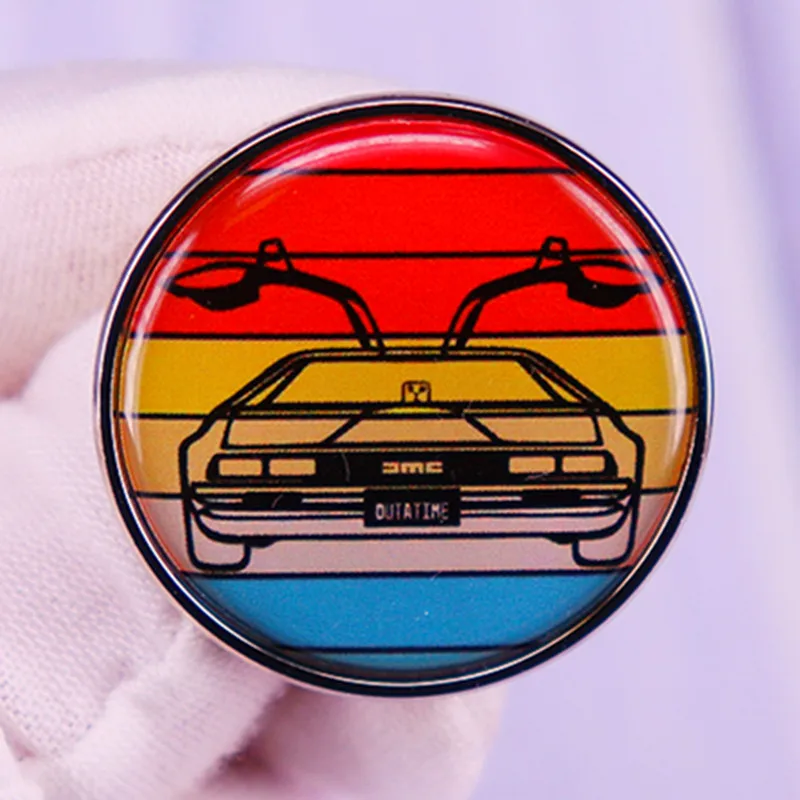 Back To The Future OUTATIME Delorean Enamel Brooch Pin Jacket Lapel Pins Badges Brooches Fashion Jewelry Accessories
Back To The Future OUTATIME Delorean Enamel Brooch Pin Jacket Lapel Pins Badges Brooches Fashion Jewelry Accessories