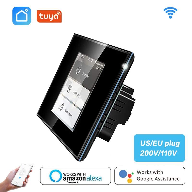 Smart Glass Panel Switch Smart Life/Tuya App Multi-Control Association Voice Control For Alexa Google Home 1/2/3 Gang Smart Home
Smart Glass Panel Switch Smart Life/Tuya App Multi-Control Association Voice Control For Alexa Google Home 1/2/3 Gang Smart Home