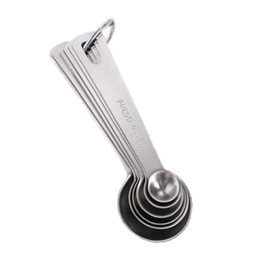 Stainless Steel Measuring Spoon Set Measuring Seasoning Spoon Set 6 Measure Spoons Professional Cooking
Stainless Steel Measuring Spoon Set Measuring Seasoning Spoon Set 6 Measure Spoons Professional Cooking