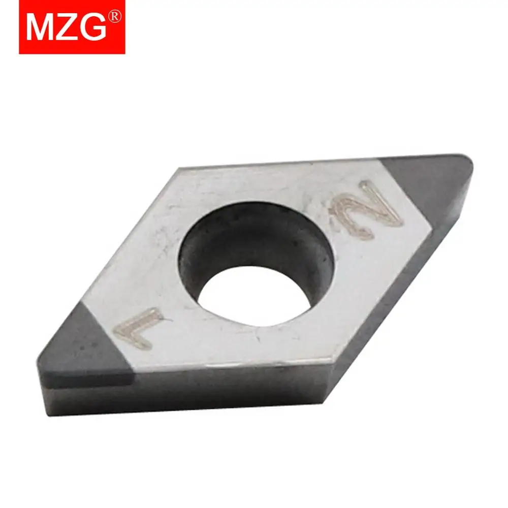 

MZG 1PCS DCGW070204 2T CBN CNC Lathe Boring Turning Cutting Carbide Insert for High Hardness Material SDQC SDXC SDUC SDZC Holder