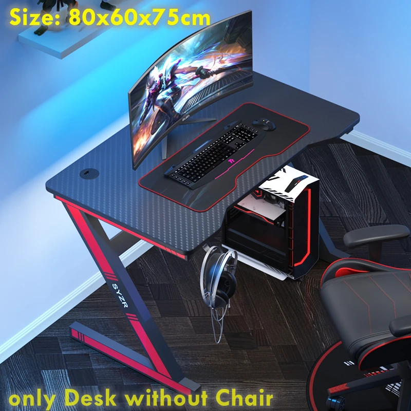 Простой игровой стол 80x60x75 см, черный компьютерный стол, стол для дома и офиса, игровой стол, лидер продаж, учебный стол
Простой игровой стол 80x60x75 см, черный компьютерный стол, стол для дома и офиса, игровой стол, лидер продаж, учебный стол