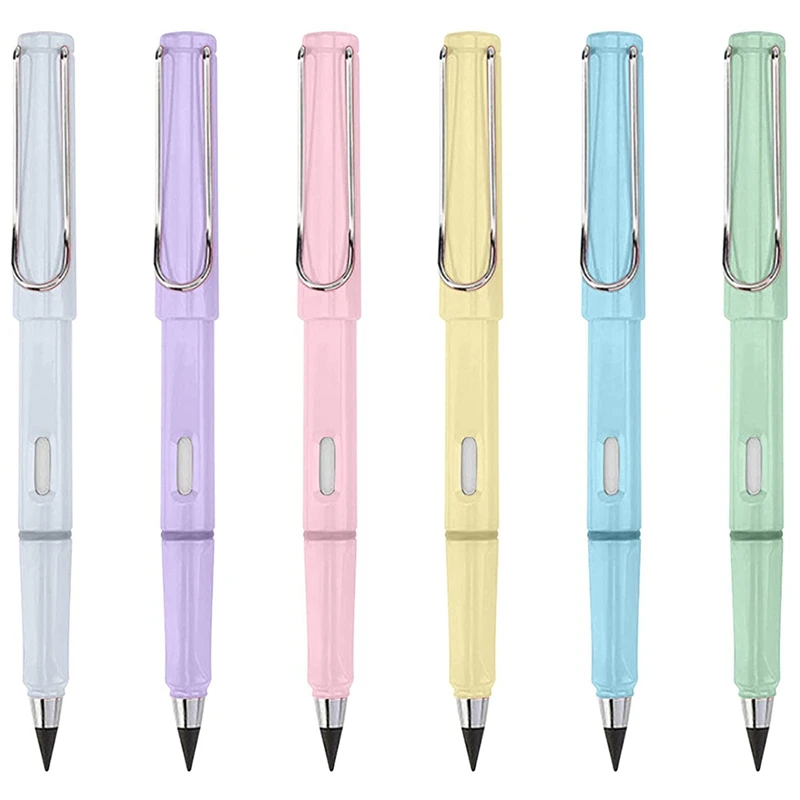 Pack Of 6 Inkless Pencils, Eternal Pencil, No Ink Pencil, Magic Pencils, With Replaceable Graphite Pen
Pack Of 6 Inkless Pencils, Eternal Pencil, No Ink Pencil, Magic Pencils, With Replaceable Graphite Pen