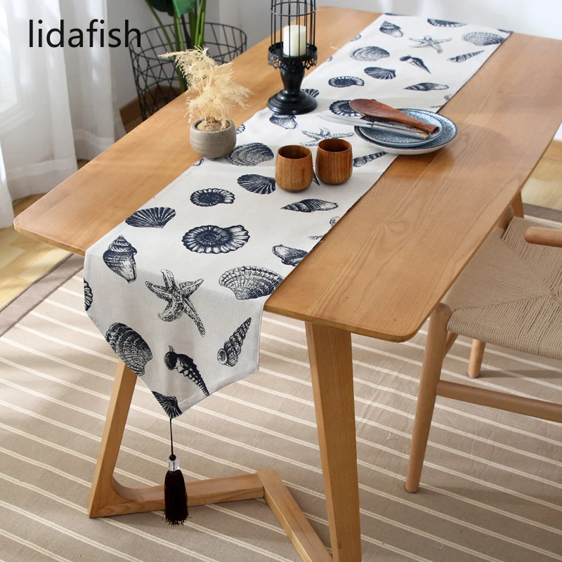 lidafish Nordic Style Table Runner Shellfish Painting Home Decor Tablecloths Wholesale Table Runner for Wedding Hotel Dinner
lidafish Nordic Style Table Runner Shellfish Painting Home Decor Tablecloths Wholesale Table Runner for Wedding Hotel Dinner