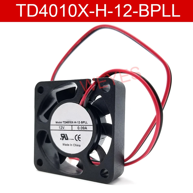 Новый бренд для TD4010X-H-12-BPLL бесшумный вентилятор охлаждения DC 12V 0.09A 1 08 W 6500 об/мин 4010