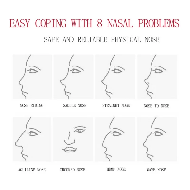 Magic Nose Holder Beauty Nose Holder Weight Loss Equipment Painless High Nose Tool Nose up Lifting Shaper Nose Up Clip
Magic Nose Holder Beauty Nose Holder Weight Loss Equipment Painless High Nose Tool Nose up Lifting Shaper Nose Up Clip