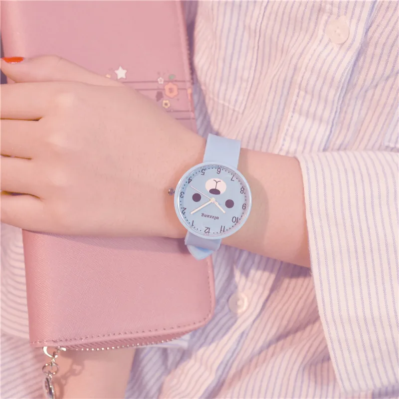 Ulzzang Fashion Brand Lovely Bear Cartoon Kids Watches Comfortable Silicone Children Quartz Watch Simple Girls Wristwatches
Ulzzang Fashion Brand Lovely Bear Cartoon Kids Watches Comfortable Silicone Children Quartz Watch Simple Girls Wristwatches