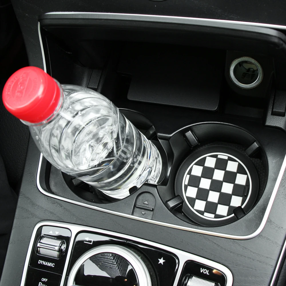 2 шт. Автомобильный держатель для бутылки с водой Противоскользящий коврик