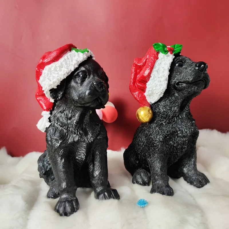 Resin Crafts with Christmas Ball Hat Dog Ornaments Children's Christmas Gifts Home Decoration Animal Furnishings
Resin Crafts with Christmas Ball Hat Dog Ornaments Children's Christmas Gifts Home Decoration Animal Furnishings