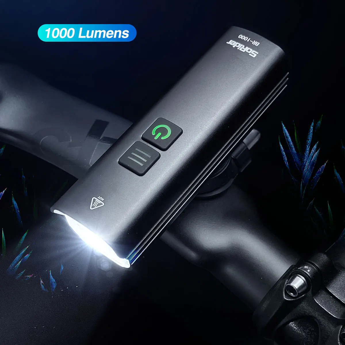 Sorider BR1000 Bicycle Headlight 1000Lumen 4500mAh USB Charging MTB Road Bike Front Light Power Bank Flashlight
Sorider BR1000 Bicycle Headlight 1000Lumen 4500mAh USB Charging MTB Road Bike Front Light Power Bank Flashlight