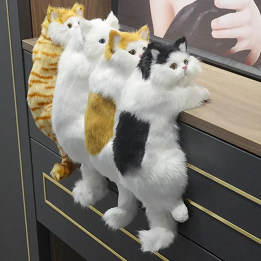 Simulation Cute Cat Model Miniature Figurines Artificial Stuffed Plush Cat Toy Room Decorations Ornament Figurines Miniature
Simulation Cute Cat Model Miniature Figurines Artificial Stuffed Plush Cat Toy Room Decorations Ornament Figurines Miniature