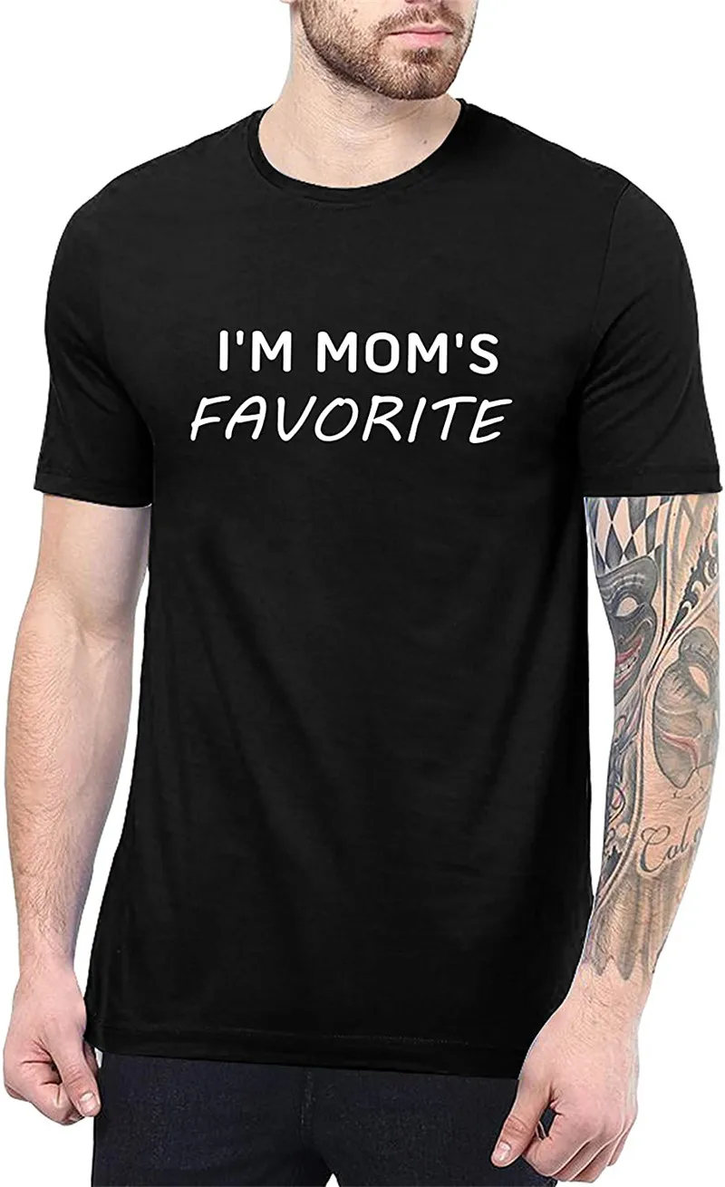 Funny T Shirts for Men - Moms Favorite Graphic Tees Short Sleeve I am Moms Favorite Shirt High Quality Cotton Fashion Tshirt
Funny T Shirts for Men - Moms Favorite Graphic Tees Short Sleeve I am Moms Favorite Shirt High Quality Cotton Fashion Tshirt