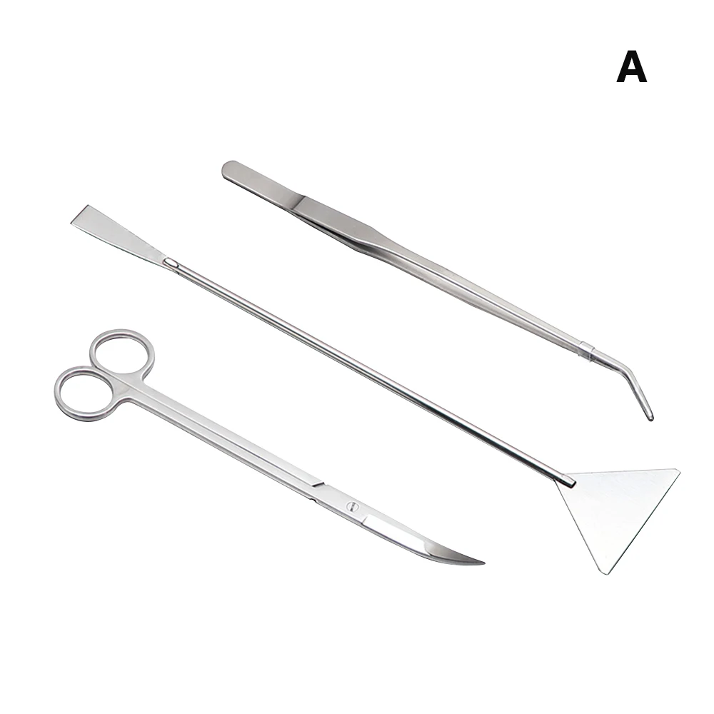 Aquarium Tank Stainless Steel Long Tweezer Scissor Set Spatula Aquascaping Tool Fish Tank Cleaner Waterweed Remover 2
Aquarium Tank Stainless Steel Long Tweezer Scissor Set Spatula Aquascaping Tool Fish Tank Cleaner Waterweed Remover 2