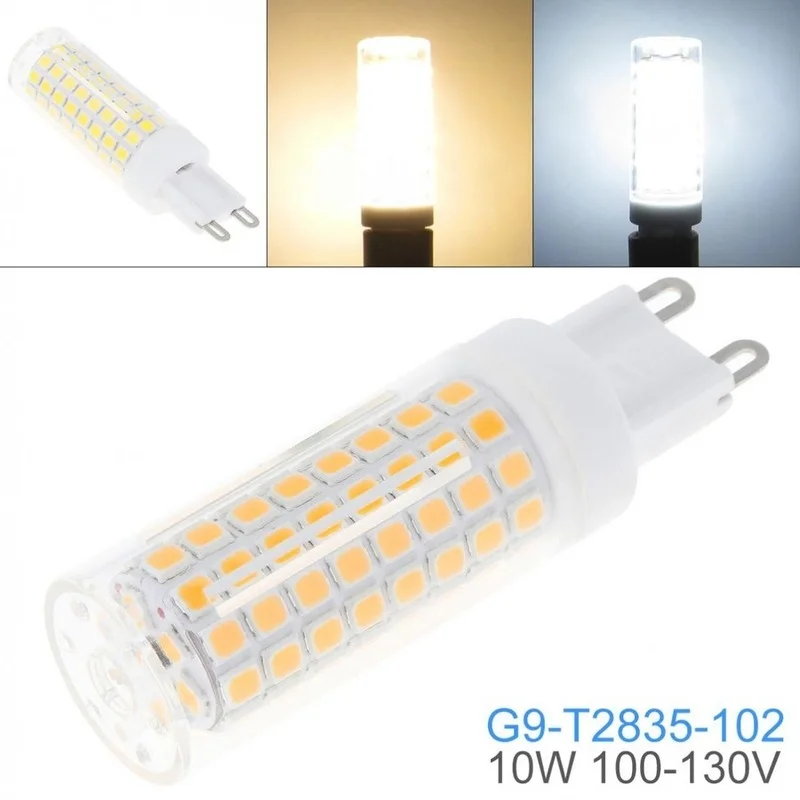 

Dimmable G9 White / Warm White 102 LEDs 2835 SMD 10W Corn Bulb Silicone Lamp Led light bulbs led lamp 110v chandelier lighting