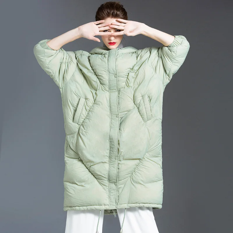 New design thickened down jacket women 2020 winter jackets women's loose medium length hooded large cocoon down parka outerwear
New design thickened down jacket women 2020 winter jackets women's loose medium length hooded large cocoon down parka outerwear