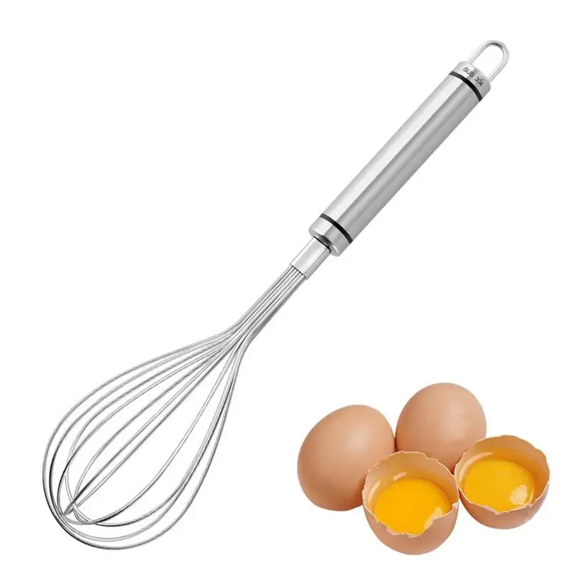 Венчик для взбивания яиц из нержавеющей стали, ручная мешалка для взбивания яиц, кухонные аксессуары, кухонные инструменты для взбивания яи... 
Венчик для взбивания яиц из нержавеющей стали, ручная мешалка для взбивания яиц, кухонные аксессуары, кухонные инструменты для взбивания яи...